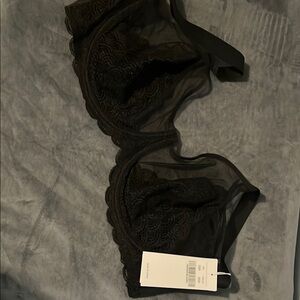 Black Lace Comfort Bra
